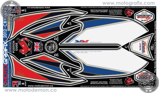 ПЕРЕДНИЙ ШПОН HONDA CBR1000RR FIREBLADE 2012-16