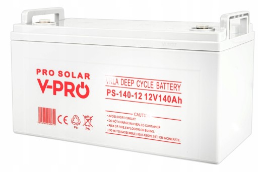 Гелевая батарея 12 в, 140 ач для циклической работы с глубокой разрядкой.