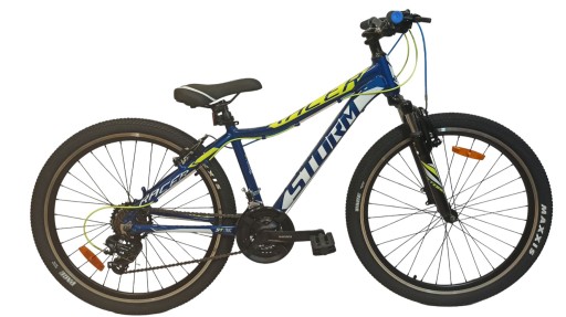 Bicykel Storm Racer modrý 26 palcov rám 15 palcov
