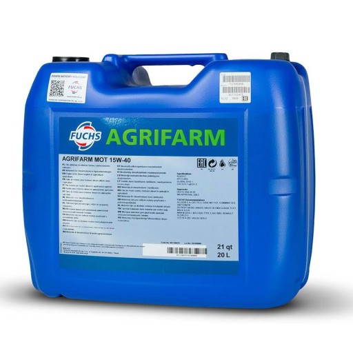 FUCHS AGRIFARM MOT 15W40, упаковка 20л