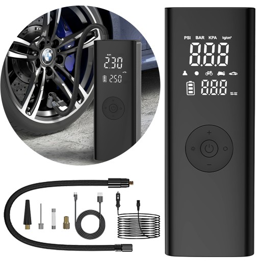 АВТОМОБИЛЬНЫЙ КОМПРЕССОР БЕСПРОВОДНОЙ НАСОС ВЕЛОСИПЕД