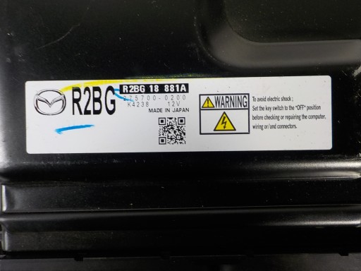 MAZDA 6 II computer control unit 275700-0200 R2BG18881A