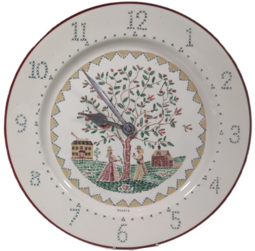 VILLEROY BOCH American Sampler porcelánové vintage hodiny