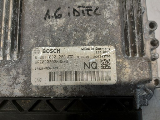HONDA CIVIC IX 1.6 iDTEC computer Centralina Motore ECU 37820-RZ0-G03
