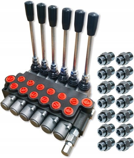 06P40 - Спліттер 6 секційний 40л + з'єднання акція!!!