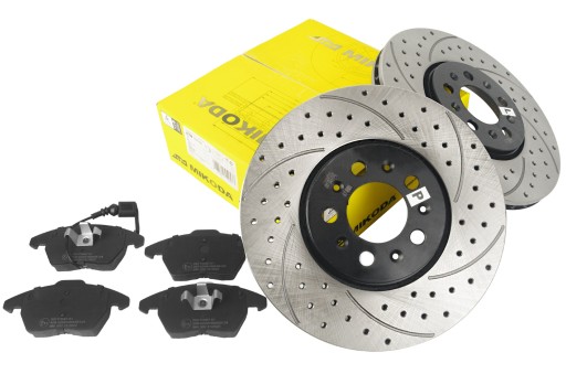 Тюнінг диски 288мм колодки передні SKODA OCTAVIA 2