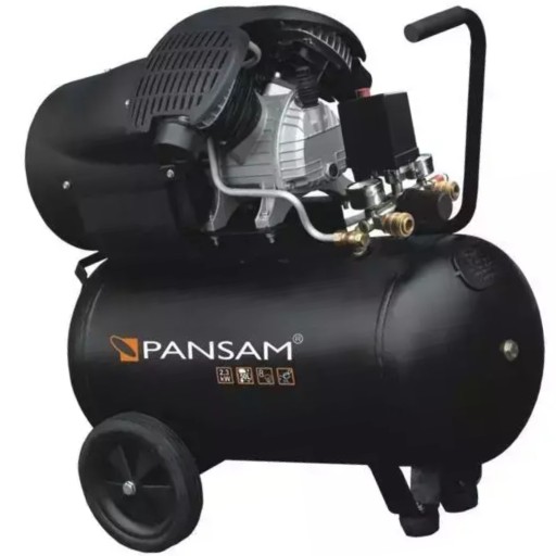 КОМПРЕСОР КОМПРЕСОР 50Л PANSAM A077060 ДВОПОРШНЄВИЙ