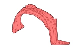 Toyota OE A53876-F4023 КОЛІСНА АРКА ЛІВА ПЕРЕДНЯ CH-R