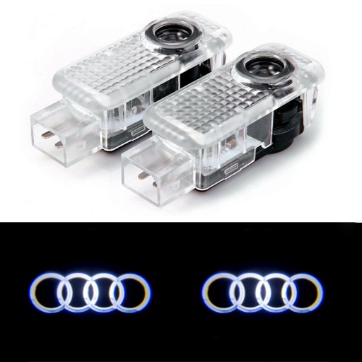LED-Autotür-Willkommenslicht 3D-Logo-Projektor für Quattro A3 A4 A7b5 B6 B7  B8 B9 A6 C5 C6 C7 C8 A5 8t A8 Q3 Q5 Q7 Tt S3 S6 Sline