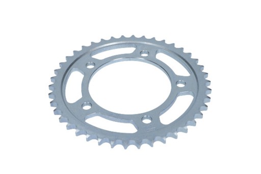 10508-42 - ЗВЕЗДОЧКА ПРИВОДНАЯ В ЗАДНЕЙ ЧАСТИ МОТОРА. ОЦИНКОВАННАЯ СЕРЕБРЯНАЯ СТАЛЬ AFAM
