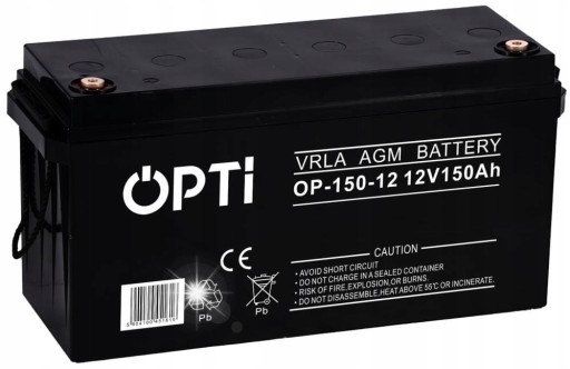 Agm аккумулятор volt polska opti 150ah ибп инвертор преобразователь