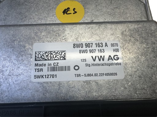 AUDI control unit transmission 8W0907163A