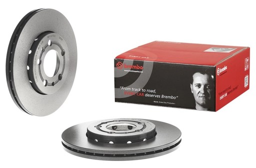 09.7011.11 - Brembo диски передні AUDI A1 SKODA FABIA SEAT IBIZA