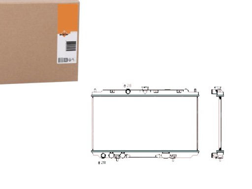 NRF53427/RS2 - Радіатор двигуна nrf 21410bn700 120112 dn2221 673