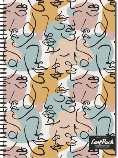 Блокнот A4 CoolPack із сіткою, 100 аркушів