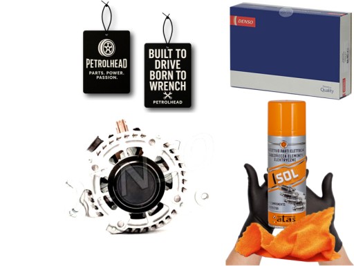 DENDAN1093#ECS-PCP+K - Генератор (14в 100а) toyota auris corolla yaris 1 #petrolhead pro+ kit4