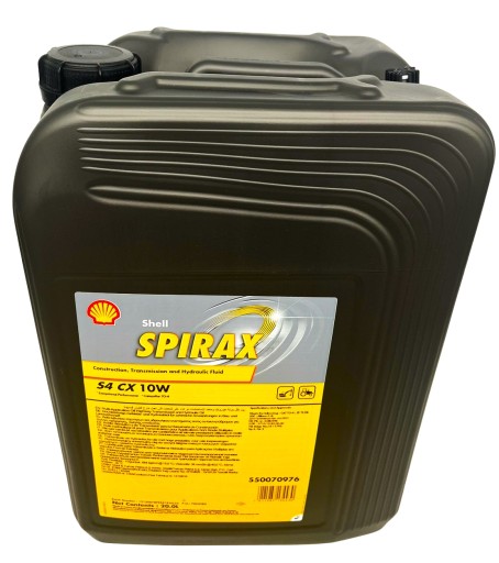 Масло гидравлическое и трансмиссионное shell spirax s4 cx 10w 20л cat to-4
