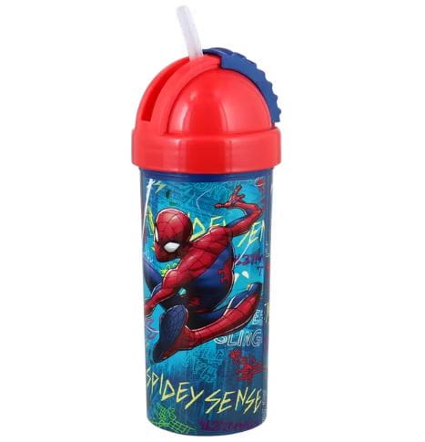 Чашка для напоїв Spiderman з кришкою 410 мл