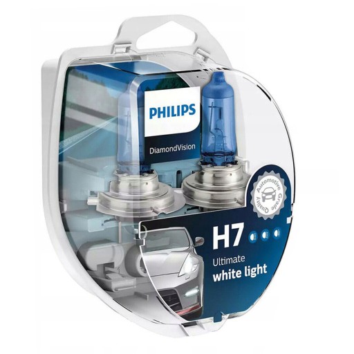 ЛАМПОЧКИ АВТОМОБИЛЬНЫЙ PHILIPS H7 55 W 2 ШТ. 12972DVS2 зображення 1