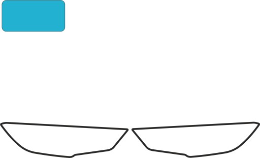 Пленка 3M PPF для передних фонарей Opel Insignia II B