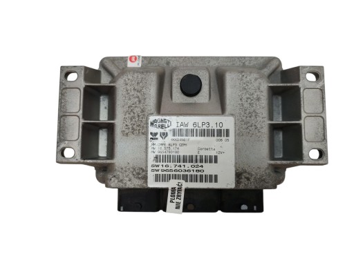 Комп'ютер контролер двигуна peugeot 407 2.2 16v 9656036180 iaw 6lp3.10