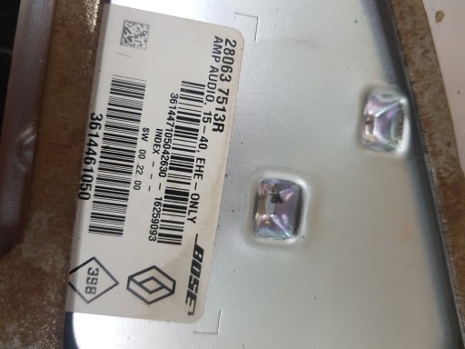 Amplificateur AUDIO RENAULT CLIO 4 280637513R