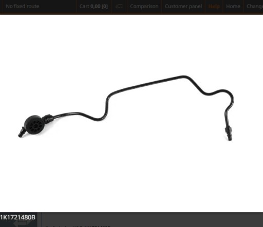 1K1721480B - ТРУБКА СОЕДИНИТЕЛЬНАЯ ТРУБКА VAG