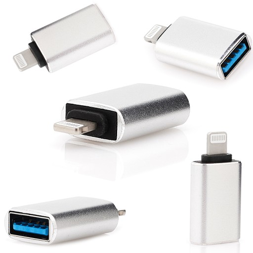 ADAPTER PRZEJŚCIÓWKA OTG DO APPLE IPHONE IPAD LIGHTNING USB 3.0 Sklep