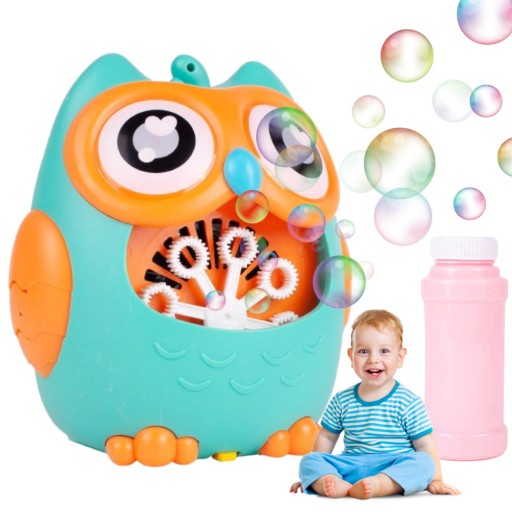 СОВА для мильних бульбашок BUBBLES машина LIQUID муз