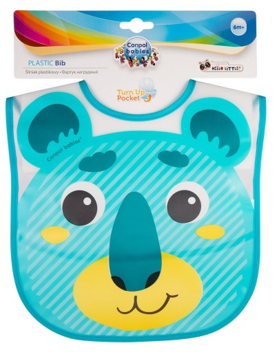 Пластиковий нагрудник Canpol babies Shades of Blue 1 шт