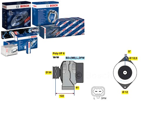 0 986 - Генератор bosch 13229992 13308508cy 13308508 9319