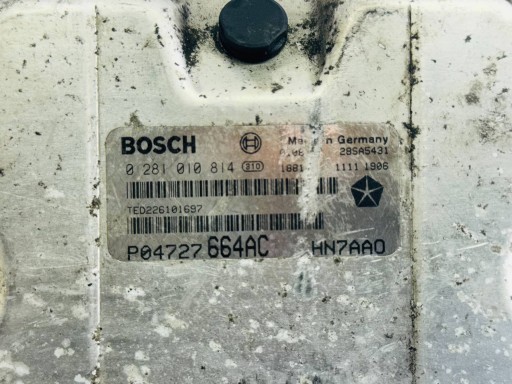 control unit computer of the engine P04727664AC CHRYSLER GRAND VOYAGER IV 2.5CRD 01r