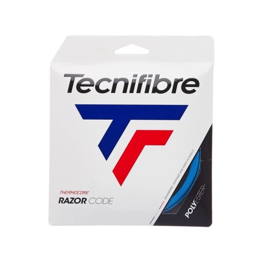 Тенісна струна Tecnifibre RAZOR CODE 1,25 мм / 12 м відтінки синього
