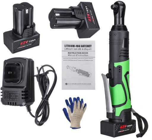 ЭЛЕКТРИЧЕСКИЙ КЛЮЧ УДАРНАЯ ПОГРЕМУШКА + 2AKU 42V