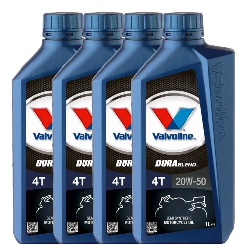 VALVOLINE Durablend 4T 20w50 4L мотоцикл 4x1l