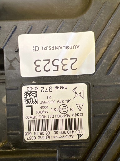 light front left Citroen DS4 2 II Full Led 9848997280