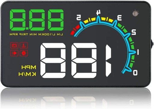 Jason202304040003 - Автомобільний дисплей HUD D3000 Head-Up OBD2 спідометр