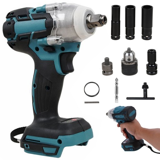 АККУМУЛЯТОРНЫЙ КЛЮЧ 18 В, НАБОР ГОЛОВОК 1/2