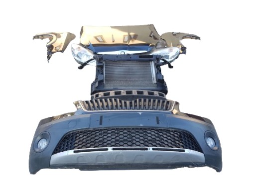 SKODA ROOMSTER LIFT SCOUT LF9R 1Z1Z ПЕРЕДНИЙ ПОВНИЙ БАМПЕР КАПОТ