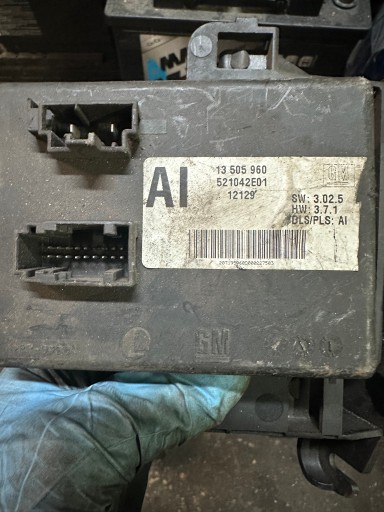 Opel Astra J Modul Hook Controller Lights для лампы задней части 13505960 AI