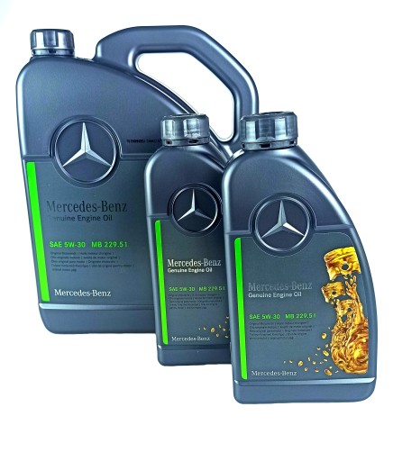 ОРИГІНАЛЬНЕ МАСЛО MERCEDES 5W30 MB 229.51 7л