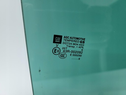 window door right rear part OPEL ZAFIRA C 16R