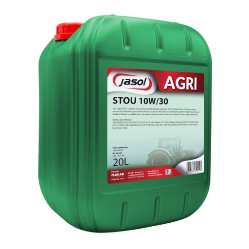 JASOL AGRI STOU OIL 10W/30 - 20л