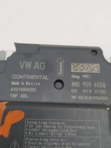 SENSOR airbag 4N0959655Q Audi A6 V (2018-) C8