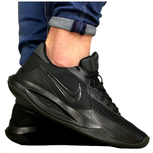 buty męskie Nike do kosza czarne sportowe 13844758625 