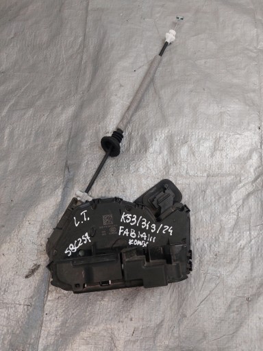 lock door left rear part SKODA FABIA III KOMBI 7PIN