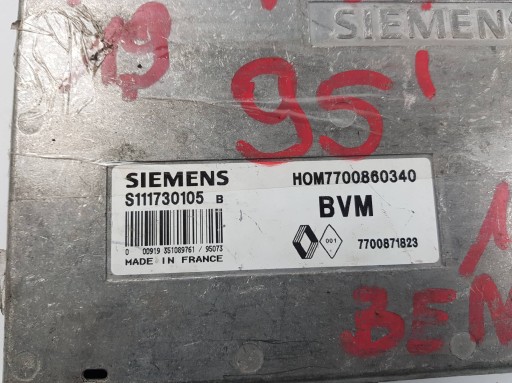 computer motore ECU 7700860340 RENAULT
