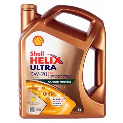 Масло Shell Helix Ultra SN PLUS 0W20 5L