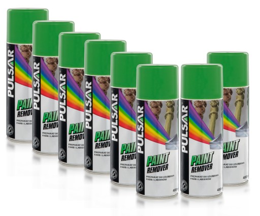 PULSAR засіб для зняття лаку для фарби 400 мл x8