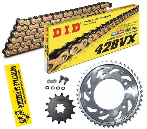 DID428VXG&B-146 SUNF226-16 - ПРИВОДНИЙ КОМПЛЕКТ DID YAMAHA XVS 125 DRAGSTAR 00-04